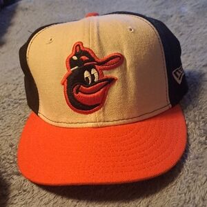 New Era Orange and Cream Cap